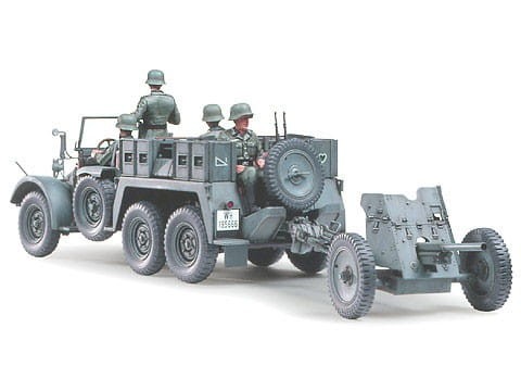 Krupp Kfz.69 armata 3.7cm PaK36 35259 Tamiya