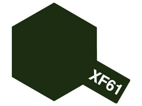 Farba akrylowa XF-61 Dark Green Flat 81761 Tamiya