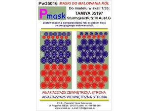 Maski do Sturmgeschutz III Ausf.G