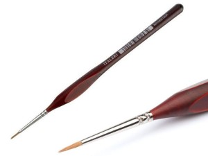 Pędzelek okrągły 0 trójkątny chwyt