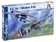 Samolot S.E.5a i Albatros D.III 2 1374 Italeri