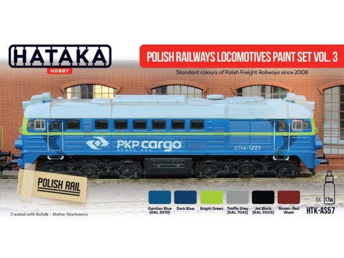 Zestaw farb Polskie lokomotywy PKP HTK-AS57 Hataka