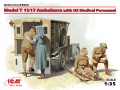 Samochód Ford Model T 1917 Ambulance 35662 ICM