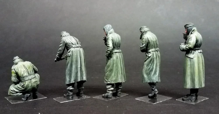 Figurki niemieccy żołnierze zima 1941-42 35218 MiniArt