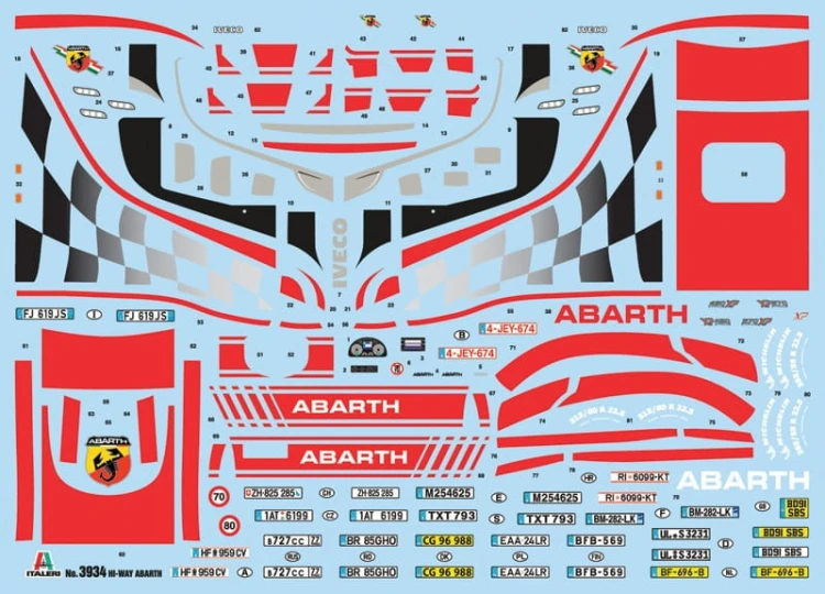 Iveco Hi-Way E5 Abarth 3934 Italeri