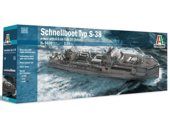 Okręt torpedowy Schnellboot Typ S-38 5620 Italeri