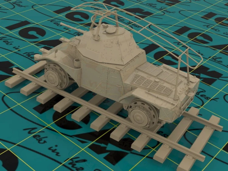 Samochód pancerny Panzerspahwagen P 204 (f) 35376 ICM