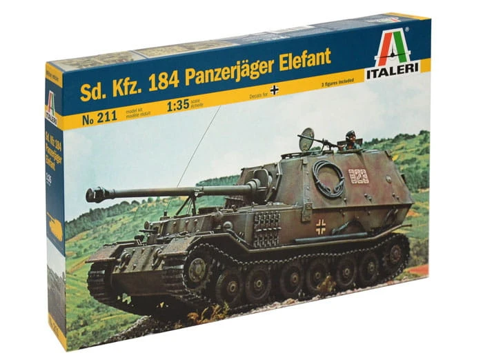 Działo pancerne Sd.Kfz.184 Elefant 0211 Italeri