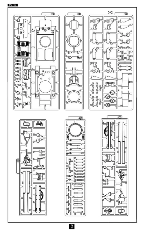 Działo przeciwlotnicze E-75 128mm FlaK 40 UA72117 Modelcollect