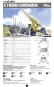Działo przeciwlotnicze E-75 128mm FlaK 40 UA72117 Modelcollect