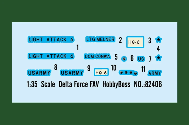 Pojazd Delta Force FAV 82406 Hobby Boss