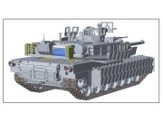 Czołg M1A2 SEP Abrams TUSK I / II RM-5004 RFM