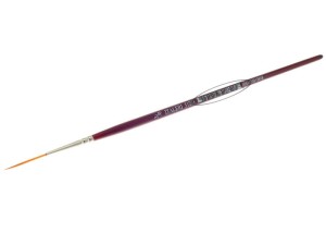 Pędzelek modelarski okrągły 3/0 z długim włosiem