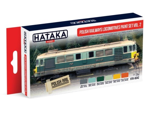 Zestaw farb Polskie lokomotywy PKP HTK-AS42 Hataka