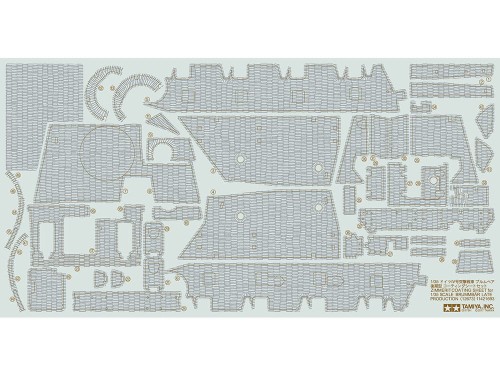Naklejki Zimmerit Brummbar Late 12673 Tamiya