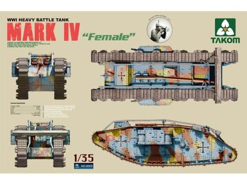Czołg Mark IV Female 2009 Takom