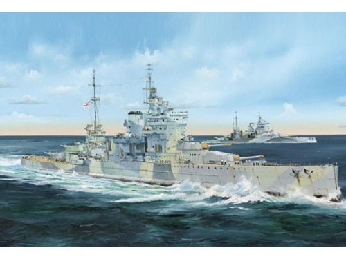 Okręt pancernik HMS Queen Elizabeth 1943 05324 Trumpeter