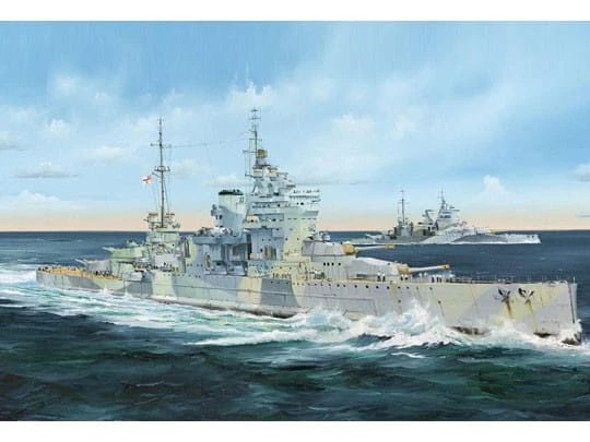 Okręt pancernik HMS Queen Elizabeth 1943 05324 Trumpeter