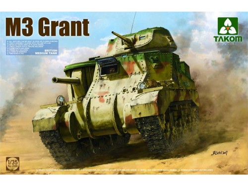 Czołg M3 Grant 2086 Takom