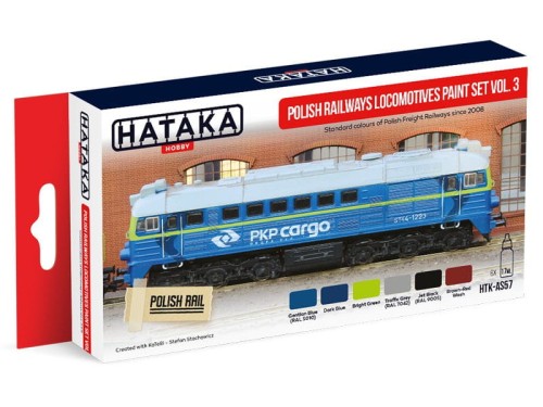 Zestaw farb Polskie lokomotywy PKP HTK-AS57 Hataka
