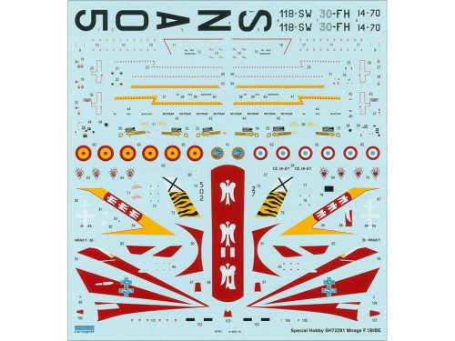 Samolot Dassault Mirage F.1B/BE SH72291 Special Hobby