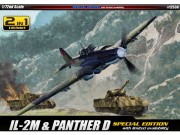 Samolot Ilyushin Ił-2 i czołg Panther D 12538 Academy