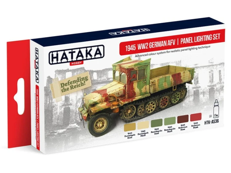 Zestaw farb German AFV 1945 HTK-AS36 Hataka