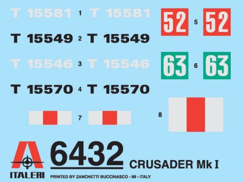 Czołg Crusader Mk.I 6432 Italeri