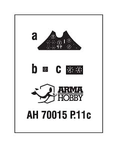 Samolot PZL P.11c 70015 Arma Hobby