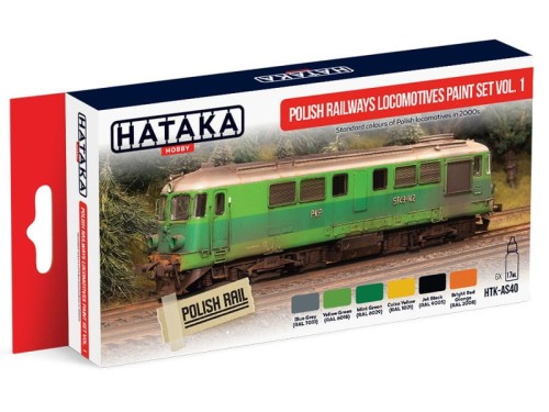 Zestaw farb Polskie lokomotywy PKP HTK-AS40 Hataka