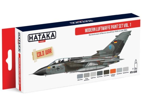 Zestaw farb akrylowych Modern Luftwaffe HTK-AS48 Hataka