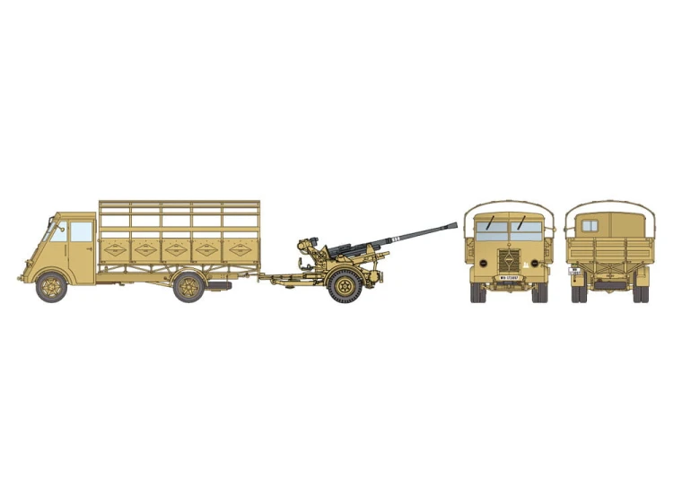 Samochód Renault AHN i działo FlaK 37 AA 32410 Tamiya