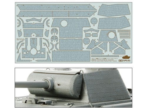 Naklejki zimmerit Panther Ausf.G Early 12646 Tamiya