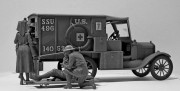 Samochód Ford Model T 1917 Ambulance 35662 ICM