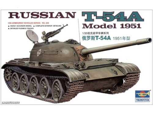 Czołg T-54A model 1951 00340 Trumpeter