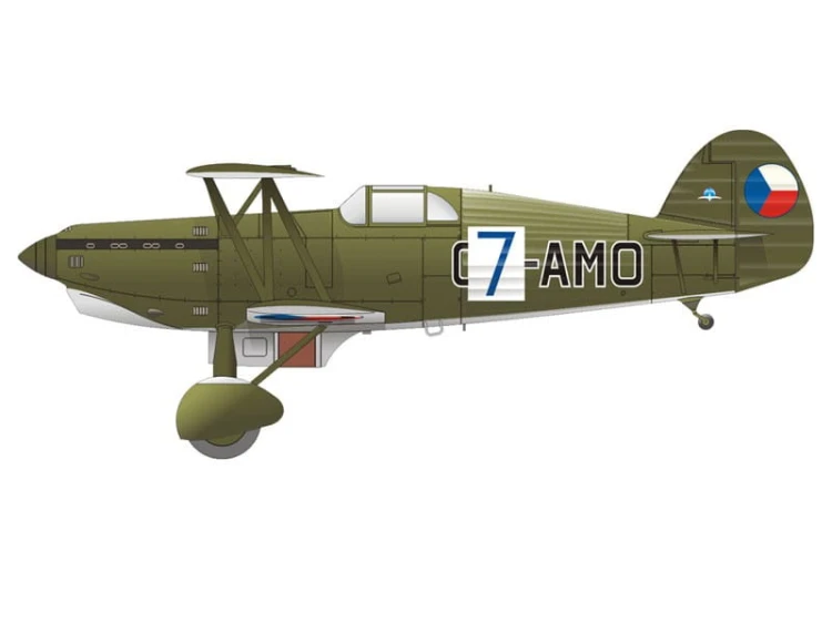 Samolot Avia B.534 late 4 modele 4452 Eduard