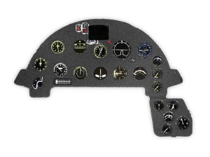 Fototrawiona tablica przyrządów do F4U-1A Corsair