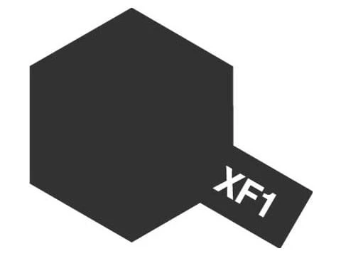 Farba akrylowa XF-1 Black Flat 81701 Tamiya