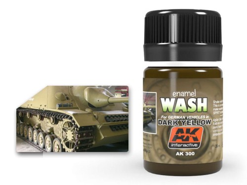 Wash modelarski Dark Yellow AK300 AK Interactive