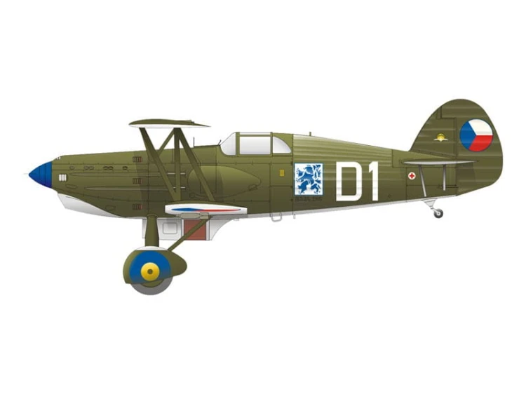 Samolot Avia B.534 late 4 modele 4452 Eduard