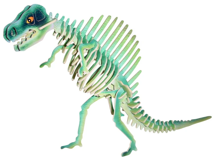 Dinozaur Spinosaurus składanka drewniana JC009