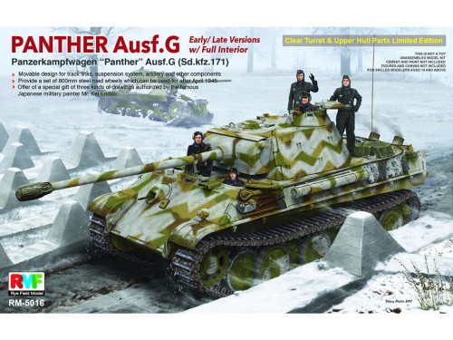 Czołg Pantera PzKpfw V Panther Ausf.G RM-5016 RFM Rye Field Model