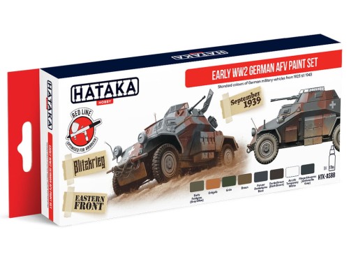 Zestaw farb akrylowych German AFV HTK-AS88 Hataka