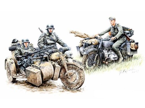 Motocykl wojskowy BMW R75 3548 MB