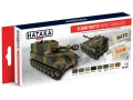 Zestaw farb akrylowych US Army kamuflaż MERDC HTK-AS51 Hataka
