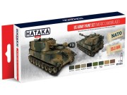 Zestaw farb akrylowych US Army kamuflaż MERDC HTK-AS51 Hataka