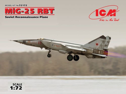 Samolot MiG-25RBT Mikoyan 72172 ICM