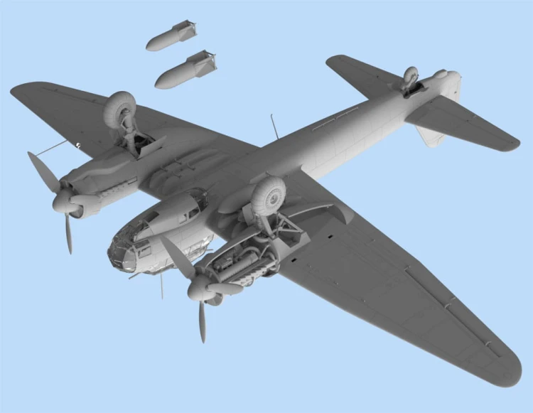 Samolot Junkers Ju 88A-11 48235 ICM