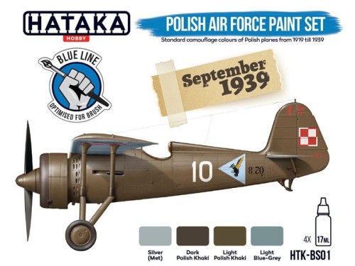 Zestaw farb akrylowych Polish Air Force HTK-BS01 Hataka