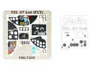 Fototrawiona tablica do PZL.37 Łoś YML7205 Yahu